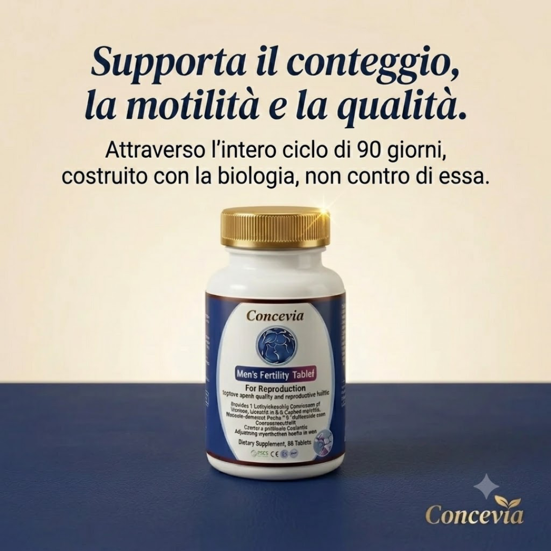 Concevia: La Formula per Trasformare la Qualità dei Tuoi Spermatozoi
