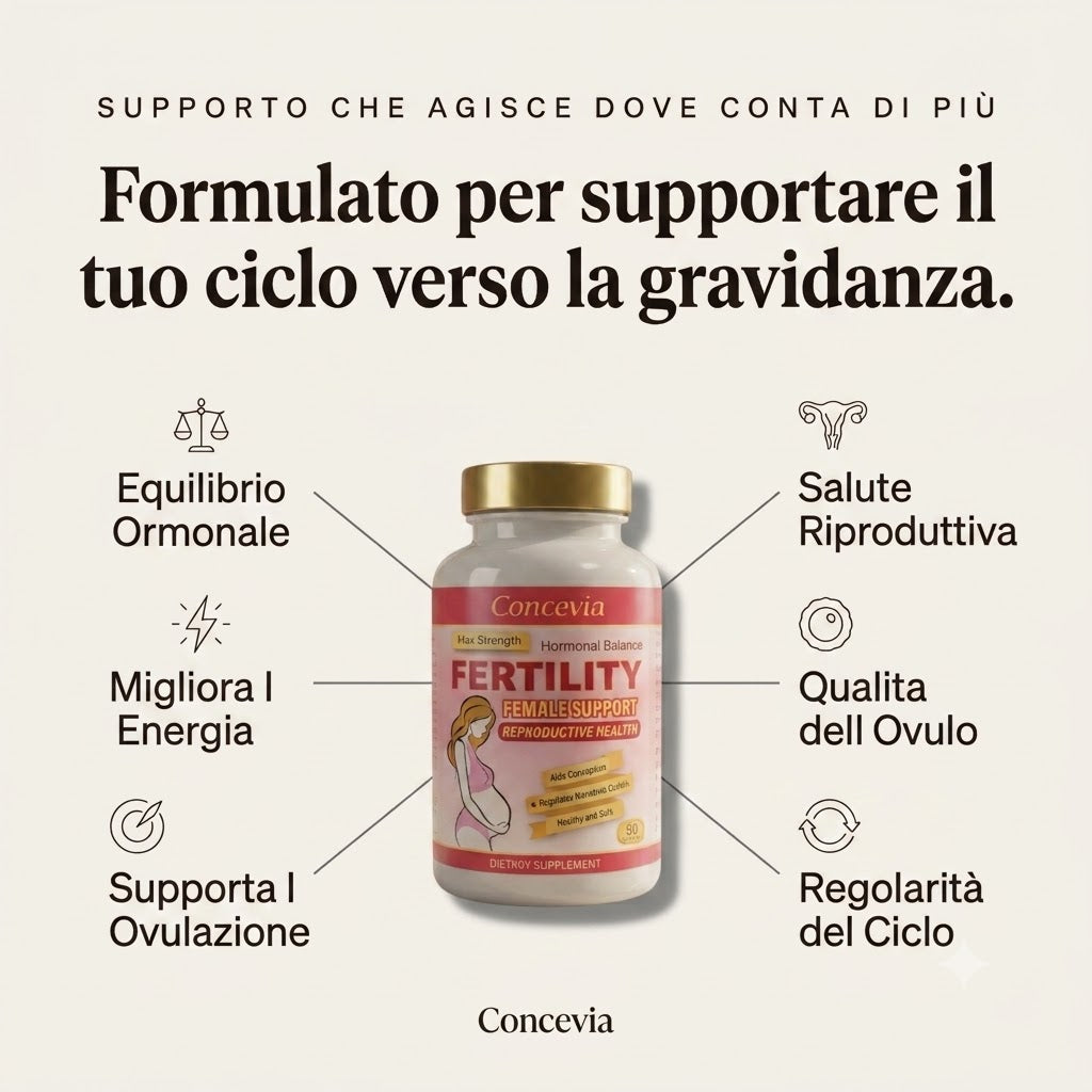 Concevia: Il Metodo dei 90 Giorni per Sostenere il Tuo Corpo mentre cerchi una Gravidanza