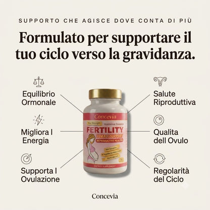 Concevia: Il Metodo dei 90 Giorni per Sostenere il Tuo Corpo mentre cerchi una Gravidanza