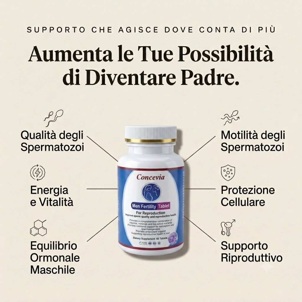 Concevia: La Formula per Trasformare la Qualità dei Tuoi Spermatozoi