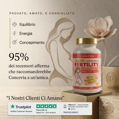 Concevia: Il Metodo dei 90 Giorni per Sostenere il Tuo Corpo mentre cerchi una Gravidanza