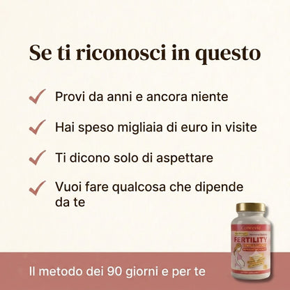 Concevia: Il Metodo dei 90 Giorni per Sostenere il Tuo Corpo mentre cerchi una Gravidanza